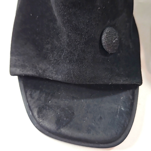 Sanctuary Black Suede Women's Mules Sz 8.5 - Picture 3 of 7